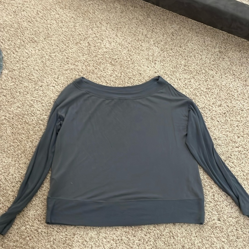 Athleta boat neck top
